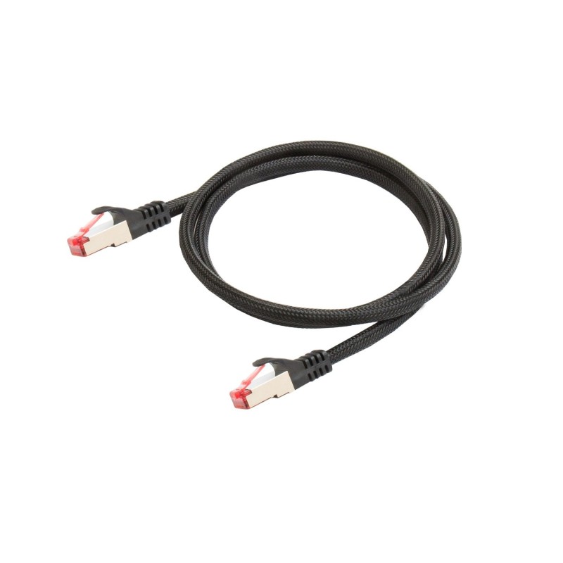 Python RNS Patchkabel Cat.6 S/FTP PiMF PVC 250MHz OFC 0,25m Nero